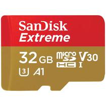 Cartao de Memoria Sandisk Micro SDHC Extreme 32GB 170MB/s - SDSQXAF-032G-GN6MA