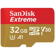 Cartão de Memória Sandisk Micro SDHC Extreme 32GB 170MB/s - SDSQXAF-032G-GN6MA