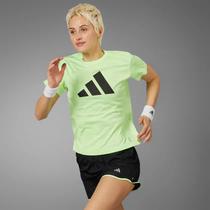 Adidas Remera Fem Run It IN0115 Verde (T)L