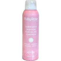 Sabonete Ruby Rose Mousse de Limpeza Facial