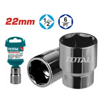 Soquete Hexagonal Total THTST12221 1-2" 22MM