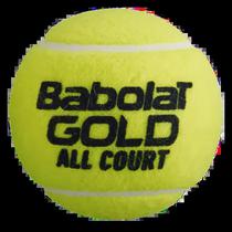 Babolat Pelota de Tenis Gold Court X3 Superficie: Toda La Corte Amarillo