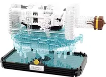 Blocos de Construção Boat In A Bottle Steamboat Willie Koco - 03002 (964 Peças)
