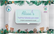 Toalhinhas Umedecidas para Bebe Alissa s 15CM X 20CM (100 Unidades)