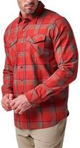 Camisa 5.11 Tactical Gunner Plaid 72530-164 Red Bourbon Masculina