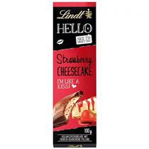 Barra de Chocolate Lindt Hello Cheesecake de Morango 100G