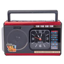 Radio Ecopower EPF217 Rojo/NG c/ Reloj