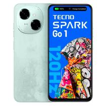 Celular Tecno Spark Go 1 KL4 64GB / 3GB Ram / Dual Sim / Tela 6.67" / Cam 13MP - Verde