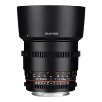 Lente Cine Samyang Canon VDSLR 85MM T/1.5 Ef