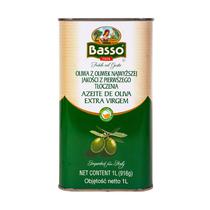 Azeite de Oliva Basso Extra Virgen - Lata 1L