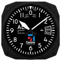 Trintec Clock 6 Cessna Altimeter Clock CES-9060