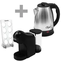 Cafeteira Quanta Pure Flavour 3 Em 1 QTCMC50 220V ~ 50/60HZ + Jarra Elétrica Krab