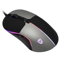 Mouse USB Gamer Sate A-GM11 RGB Negro/Gris