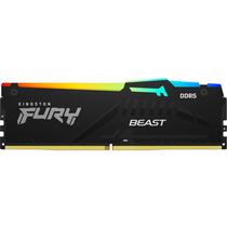 Memoria Ram DDR5 Kingston 6400 MHZ 32 GB Fury Beast RGB KF564C32BBA-32 - Preto