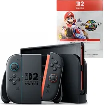 Console Portátil Nintendo Switch 2 BEE-001 de 7.9" com 256GB - Vermelho/Azul + Cupom Mario Kart World
