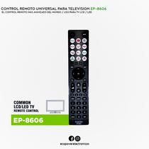 Controle p/ TV Universal Ecopower EP-8606