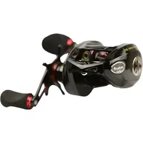 Zest Pesca Accesorios Torment 200LH Aluminio 12 Rol 8.1:1 Izquierda Negro/Rojo