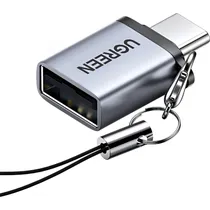 Adaptador USB-A para USB-C Ugreen US270 - Cinza