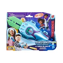 Lanzador de Dardos Hasbro Nerf Transformers Earthspark Cyber-Sleeve 2 En 1 F8441