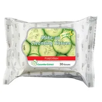 Lenço Demaquilante Purederm Pepino 30 Unidades