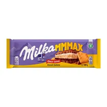 Barra Chocolate Milka Recheado Bolacha 300G