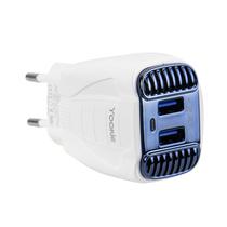 Carregador Yookie KI29 - 2X USB - com Purificador de Ar - Bivolt - Branco