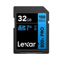 Cartao de Memoria SD Lexar 800X Blue Series High-Performance 150-30 MB/s C10 U3 V30 32 GB (LSD0800P032G-Bnnnu)