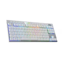 Teclado Redragon K622W RGB Horus TKL White SP-Red