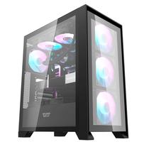 Gabinete Aigo Darkflash DRX70 Glass - Preto (4 Fans Argb)