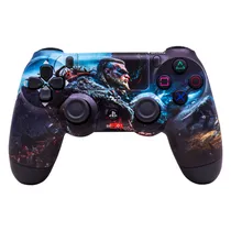 Controle Sem Fio Dualshock 4 para Playstation 4 (PS4) Recarregável Wireless - Azul Vinkings