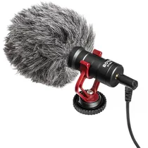 Microfone Boya BY-MM1 Cabo 3,5MM (para Smartphones, Câmeras de Vídeo, Computadores e Outros )