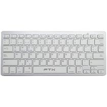 Teclado FTX Bluetooth FTXB1000 Ultra Slim Espanhol - Prata