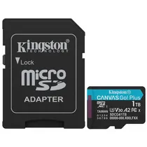 Cartao de Memoria Micro SD Kingston Canvas Go Plus U3 C10 V30 A2 1TB - SDCG4/1TB