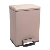 Lixeira Inox 6L Beige