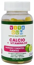 Vita Gum Calcio+Vitamina D3 Limão - 180G (60 Gummies)