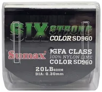 Linha Monofilamento Sumax 6X Strong SD-960 0,30MM 20LB 600M Green