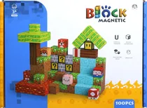 Cubos Magnéticos de Construção Block Magnetic Chuang Huang - CH1377 (100 Pçs)