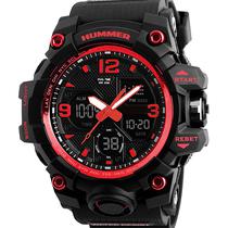 Hummer Reloj Goma Negro WH2-224002 Multifuncion