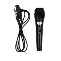 Microfone Dynamic SM-338 com Botao On/Off Cabo 1M - Preto