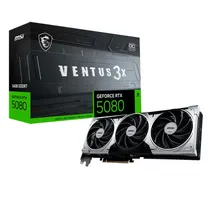 Placa de Vídeo RTX5080 16GB MSI Ventus 3X Oc Plus GDDR7 912-V531-293 G5080-16V3CP
