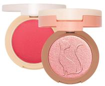 Blush+Iluminador J.Cat Beauty 2 Em 1 Piece Of Cake PGH102 Cherry Sweet (6.3G + 5.8G)