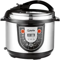 Panela de Pressão Elétrica Quanta QTPE200 110V - Prata/Preto 5L