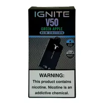 Green Apple Ignite V50 New Edition 5000PUFFS Pod Descartável