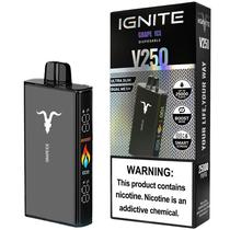 Vaper Descartavel Ignite V250 5% Nicotina 25000 Puffs - Grape Ice