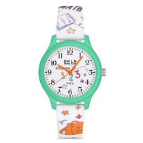 Relogio Analogico para Crianca Daniel Klein DK.1.12765-5 DKLN Kids / Pulseira de Silicone - Branco/Verde