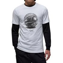 Nike Remera Masculino Jordan Brand Ball FZ1993100 (T) L Blanco