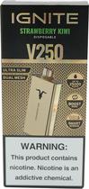 Vape Descartavel Ignite V250 Strawberry Kiwi 25000 Puffs Gold