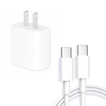 Carregador / Adaptador de Parede Ur UA-05 USB-C + Cabo USB-C / USB-C / 20W - Branco