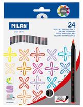 Caneta Pincel para Colorir Milan 0612624 (24 Cores)