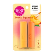Protetor Labial Eos Stick Peach Squeeze com 2 Unidades